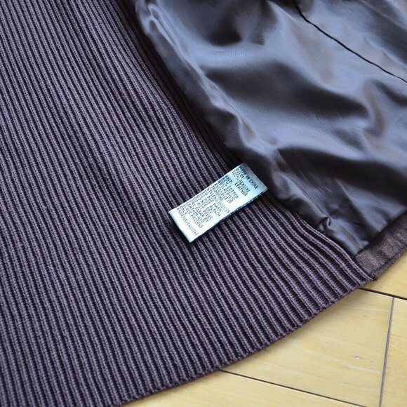 Nygard Brown Suede Leather Boho Horn Toggle Closure Jacket Size M 10-12 - Picture 11 of 13